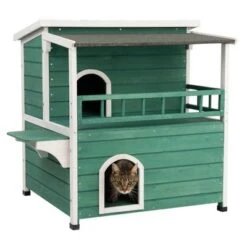 Casita Sunroof Para Mascotas -Gatos Perros Suministros Tienda 100823 katzenhaus sonnendach fg 5087 3