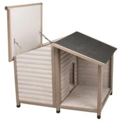 Caseta Para Perros Trixie Natura Con Terraza -Gatos Perros Suministros Tienda 106397 106298 pla trixie huette lodge mit terrasse hs 02 4