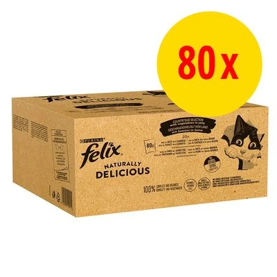 Felix Naturally Delicious 80 X 80 G - Megapack 1 Felix Naturally Delicious 80 X 80 G - Megapack