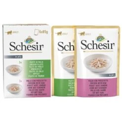 Schesir Bolsitas 24 X 85 G En Gelatina -Gatos Perros Suministros Tienda 143496 pla agras schesir huhn mix 6