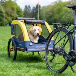 Remolque Para Bicicleta HAFENBANDE Cabby L Para Perros -Gatos Perros Suministros Tienda 162200 hafenbande cabbyl o hs30 8
