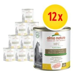 Gatos Perros Suministros Tienda 9 Almo Nature HFC 12 X 280 G - Pack Ahorro