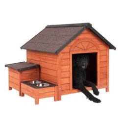 Caseta De Madera Jackson Para Perros -Gatos Perros Suministros Tienda 167896 hundehu tte jackson fg 6865 7