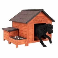 Caseta De Madera Jackson Para Perros -Gatos Perros Suministros Tienda 167896 hundehu tte jackson fg 6868 0
