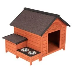 Caseta De Madera Jackson Para Perros -Gatos Perros Suministros Tienda 167896 pla hundehu tte jackson fg 6782 0