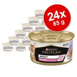 PURINA PRO PLAN Cat Delicate 24 X 85 G En Latas -Gatos Perros Suministros Tienda 171797 purina proplan cat delicate 24x85g hs 03 9