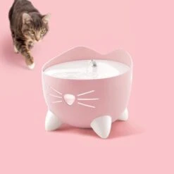 Bebedero Fuente Catit PIXI Rosa -Gatos Perros Suministros Tienda 187697 hagencontainer catit pixi trinkbrunnen pink hs 13 7