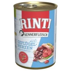 Pack Ahorro: Rinti Kennerfleisch 12 X 400 G -Gatos Perros Suministros Tienda 1 3135 pla bilder rinti kennerfleisch geflu gelherzen 400g hs 01 8