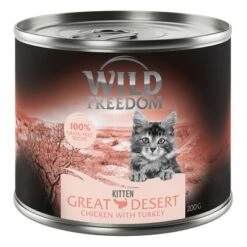 Wild Freedom Kitten 6 X 200 G -Gatos Perros Suministros Tienda 2023 09 wildfreedom great desert kitten 200g 1000x1000 1