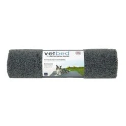 Alfombra Vetbed® Mezcla De Lanas Británicas Color Gris Oscuro -Gatos Perros Suministros Tienda 216496 pla vetbed britische wollmischung dunkelgrau hs 01 2