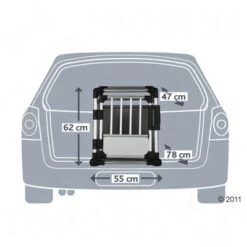 Jaula De Transporte Trixie De Aluminio -Gatos Perros Suministros Tienda 219791 transportbox alu2 4