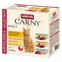 Animonda Carny Adult Pack Mixto En Bolsitas 8 X 85 G -Gatos Perros Suministros Tienda 222497 pla animondacanry pouch multipack 8x85g hs 01 3