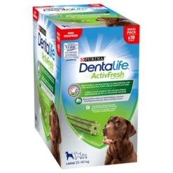 PURINA Dentalife Active Fresh Snacks Dentales Para Perros Grandes -Gatos Perros Suministros Tienda 256896 pla nestle purina dentalife active fresh taegliche zahnpflegesnacks grosse hunde hs 01 2