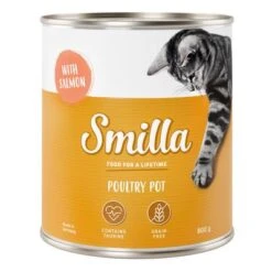 Smilla Tierna Ave 24 X 800 G - Pack Ahorro -Gatos Perros Suministros Tienda 269014 pla smilla poultry pot salmon 800g 0