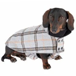 Abrigo Flannel Check Para Perros 19 Abrigo Flannel Check Para Perros -Gatos Perros Suministros Tienda 269061 35cm dackel fg 2607 3