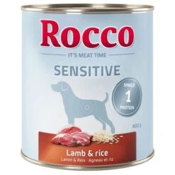 Rocco Sensitive Pack Ahorro 24 X 800 G 8 Rocco Sensitive Pack Ahorro 24 X 800 G -Gatos Perros Suministros Tienda 28040 pla rocco sensitive lambrice 800g hs 01 0
