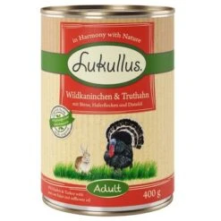 Pack Ahorro: Lukullus 24 X 400 G 17 Pack Ahorro: Lukullus 24 X 400 G -Gatos Perros Suministros Tienda 28048 pla lukullus wildkaninchen truthahn 6 x 400 g 7