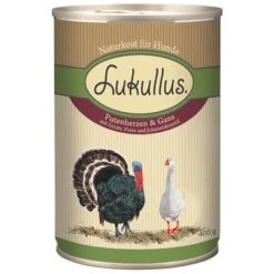 Lukullus Variado En Pack Ahorro: 24 X 400 G 4 Surtidos -Gatos Perros Suministros Tienda 28056 pla lukullus putenherzen gans 6 x 400 g 7 1