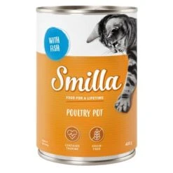 Smilla Tierna Ave 6 X 400 G -Gatos Perros Suministros Tienda 28070 pla smilla poulrypot fish 400g 1