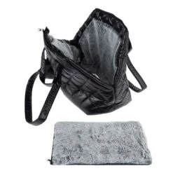 Bolso De Transporte TIAKI Deluxe Fuzz Para Mascotas -Gatos Perros Suministros Tienda 295099 deluxe umhaengetasche fuzz fg 4437 8