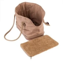 Bolso De Transporte TIAKI Premium Camello Para Mascotas -Gatos Perros Suministros Tienda 295114 premium umhaengetasche camello fg 4486 9