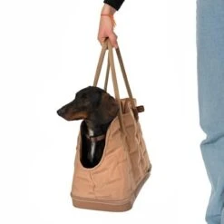 Bolso De Transporte TIAKI Premium Camello Para Mascotas -Gatos Perros Suministros Tienda 295114 premium umhaengetasche camello fg 4524 6