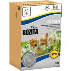 Bozita Feline Tetra Recart 12 X 190 G -Gatos Perros Suministros Tienda 302460 bozita feline kitten 2
