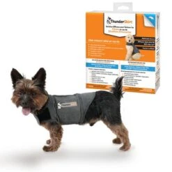 Chaleco Tranquilizante ThunderShirt® Gris Para Perros -Gatos Perros Suministros Tienda 302696 pla cevadeutschland thundershirt beruhigungswestexs grau hs 15 5