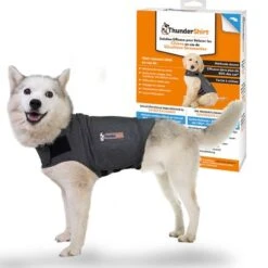 Chaleco Tranquilizante ThunderShirt® Gris Para Perros -Gatos Perros Suministros Tienda 302796 pla cevadeutschland thundershirt beruhigungswestem grau hs 12 5