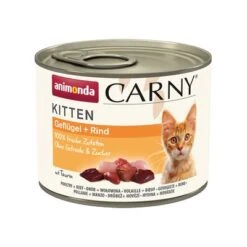 Animonda Carny Kitten 12 X 200 G - Pack Ahorro -Gatos Perros Suministros Tienda 311397 pla animonda carny kitten gefluegel rind 200g hs 1 1 2