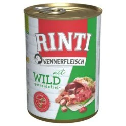 Pack Ahorro: Rinti Kennerfleisch 12 X 400 G -Gatos Perros Suministros Tienda 3134 pla bilder rinti kennerfleisch wild 400g hs 01 9