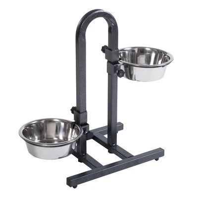 Soporte Ajustable Con Dos Comederos De 1,6 L 1 Soporte Ajustable Con Dos Comederos De 1,6 L