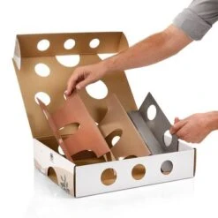 Canadian Cat Company MagicBox Juego De Inteligencia Para Gatos -Gatos Perros Suministros Tienda 346599 canadiancat company intelligenzspielzeug magicbox hs 05 5