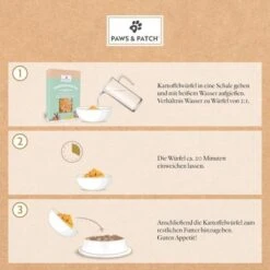 PAWS & PATCH Dados De Patata Para Mascotas -Gatos Perros Suministros Tienda 347000 paws patch kartoffelwuerfel hs 01 1