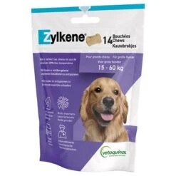 Vetoquinol Zylkene Chews Tranquilizante Natural Para Perros -Gatos Perros Suministros Tienda 365498 pla demavic zylkene chew 445mg hs 01 9