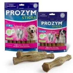 Barritas Prozym RF2 Snack Dental Para Perros -Gatos Perros Suministros Tienda 385497 385498 elvetispharma prozym rf2sticks hs 01 9