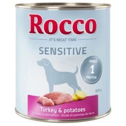 Rocco Sensitive Pack Ahorro 24 X 800 G 9 Rocco Sensitive Pack Ahorro 24 X 800 G -Gatos Perros Suministros Tienda 38666 pla rocco sensitive turkeypotatoes 800g hs 01 9