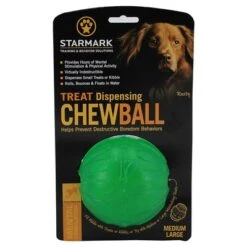 Starmark Pelota Portasnacks Para Perros -Gatos Perros Suministros Tienda 388800 pla starmark treat dispensing chewball hs 01 4