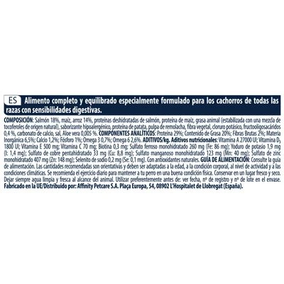 Advance Puppy Sensitive Salmón Y Arroz 6 Advance Puppy Sensitive Salmón Y Arroz - Imagen 6