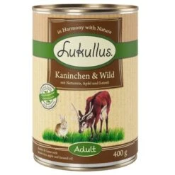 Pack Ahorro: Lukullus 24 X 400 G 18 Pack Ahorro: Lukullus 24 X 400 G -Gatos Perros Suministros Tienda 400g kaninchen wild 1000x1000bbb 4