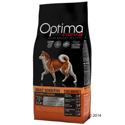Optimanova Adult Sensitive Con Salmón Y Patatas 2 Optimanova Adult Sensitive Con Salmón Y Patatas - Imagen 2