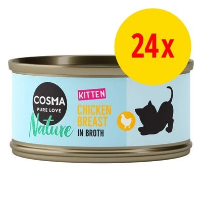 Pack Ahorro: Cosma Nature Kitten 24 X 70 G 1 Pack Ahorro: Cosma Nature Kitten 24 X 70 G