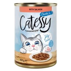 Catessy Bocaditos 24 X 400 G En Latas - Pack Ahorro 26 Catessy Bocaditos 24 X 400 G En Latas - Pack Ahorro -Gatos Perros Suministros Tienda 59345 pla catessy jelly salmon 400g 2