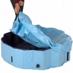 Piscina Para Perros Keep Cool -Gatos Perros Suministros Tienda 60405 dog pool mit schutzabdeckung 03 6