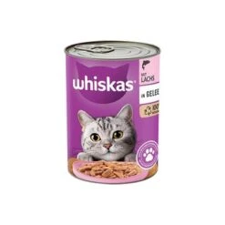 Whiskas 1+ Años En Lata 24 X 400 G -Gatos Perros Suministros Tienda 64738 whiskas 1plus lachs 12x400g hs 08 7