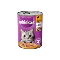 Whiskas 1+ Años En Lata 12 X 400 G -Gatos Perros Suministros Tienda 67677 whiskas 1plus huhn 12x400g hs 07 0