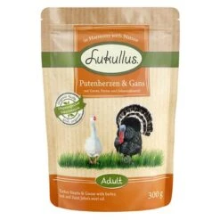 Lukullus Sin Cereales En Bolsitas 24 X 300 G - Pack Ahorro -Gatos Perros Suministros Tienda 68113 lukullus putenherzen gans 300 g 6 1