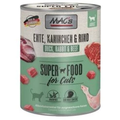 MAC's 6 X 800 G En Latas Para Gatos 22 MAC's 6 X 800 G En Latas Para Gatos -Gatos Perros Suministros Tienda 69593 pla macs katzenfutter ente kaninchen rind 800g hs 01 9