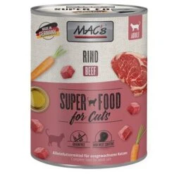 MAC's 6 X 800 G En Latas Para Gatos 14 MAC's 6 X 800 G En Latas Para Gatos -Gatos Perros Suministros Tienda 69647 pla macs katzenfutter rind 800g hs 01 7
