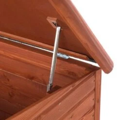 Caseta De Madera Woody Premium Con Puerta Para Perros -Gatos Perros Suministros Tienda 70354 hundehuette flachdach fg 1120030 8